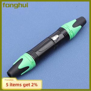 fanghui 1 bộ 3 pin XLR nữ Jack + Nam cắm chuyên nghiệp 3 cực XLR ổ cắm cắm cắm microphone kết nối Microphone cắm