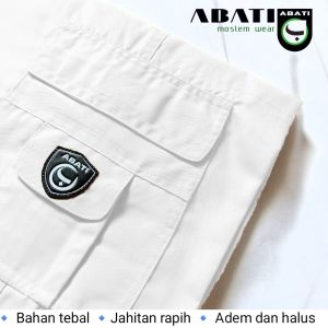 Celana Sirwal Cargo Tempur Outdoor Pria Dewasa Muslim Ikhwan Laa Isbal Abati