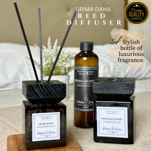 Reed Diffuser - Long-lasting Home Fragrance with Natural Aromatic Scents for Bedroom Living Room & Office