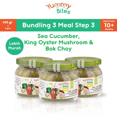 [BUNDLING 3] Yummy Bites Meal Step 3/ 145 GR/ Makanan Bayi/ MPASI Baby