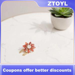 【ZTOYL】 Pha Lê Ngọc Trai Nút Bao Gồm Có Thể Tháo Rời Clip-On Áo Sơ Mi Áo Trang Trí Nút May Nút Cho Tự Làm Áo Cánh Quần Áo Phụ Nữ Người Đàn Ông