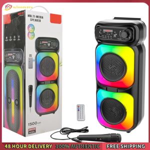 Winnereco BT Karaoke Machine Support MIC/TF/USB/AUX Karaoke Speaker for Home Outdoor Use