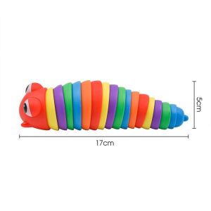 [Ready Stock]Caterpillar Fidget Toys Adult Kids Infant Crawling Toys Baby Toys Educational Toys