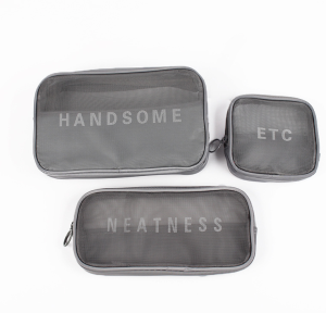 Dita_shop กระเป๋าเครื่องสำอางแบบตาข่าย สำหรับใส่เครื่องสำอาง กระเป๋าจัดระบียบ