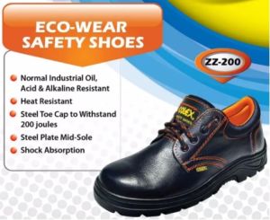 Colex ZZ200 Eco Wear Safety Shoes – Steel Toe Cap Industrial Work Shoes | Majuhin Timber