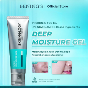 BENINGS SKINMOLOGY Deep Moisture Gel Moisturizer Melembabkan Mencerahkan Wajah Menjaga Skin Barrier Dengan 5% Niacinamide Panthenol Prebiotic