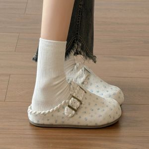 Free Shipping Retro Fashion Versatile WomenS 2026 Spring New Thick-Soled Height-Increasing Slip-On Lazy Toe-Cap Half Slippers