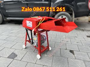 Máy băm rơm dạ chạy điện tại Bắc Giang
