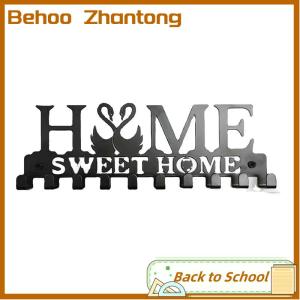 Behoo 1PC Wall Mounted Sweet Home Decorative Key Holder Key Wall Hook Creative Key Holder For Front Door