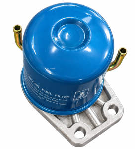 Spin-On Fuel Filter Assembly with Filter Head/Bracket.