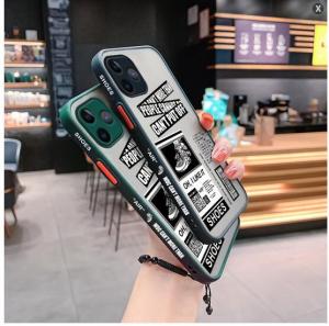 Casing Samsung Galaxy A03S samsunga03s Casing For Boy Creative Fashion Brand Shoes Side Edge Pattern Design Phone Case Frosted Transparent Hard Casing Shockproof Full Cover Camera Protect Casing