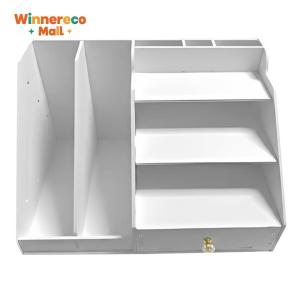 Partition Design File Sorter Space Saving Multi-Layer File Storage Holder Office Supplies Storage Rack Management Rack