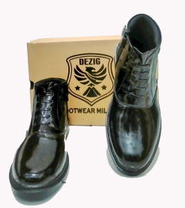 Sepatu PDH Tali Mati TNI Polri Dinas Kantor Security Murah