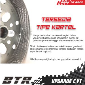 MANGKOK GANDA CUSTOM SCOOPY KARBU/SCOOPY FI/BEAT KARBU/BEAT ESP/BEAT DELUXE/GENIO/MOTORCYCLE BUBUT RACING