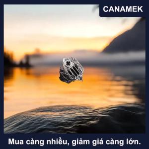 【CANAMEK】 Độc Đáo Chữ Thập Đốt Nhà Thờ Gothic Cứu Trợ Cửa Sổ Hollow Khắc Có Thể Điều Chỉnh Hợp Kim Mở Vòng Cho Hàng Ngày Mặc Đồ Trang Sức Quà Tặng