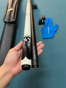 Cơ Bida Phủ Carbon GRAPHITE Câu Lạc Bộ Gậy Bida Lỗ Phủ Carbon Billiard Pool Cue Cá Nhân Kinh Doanh Hanana