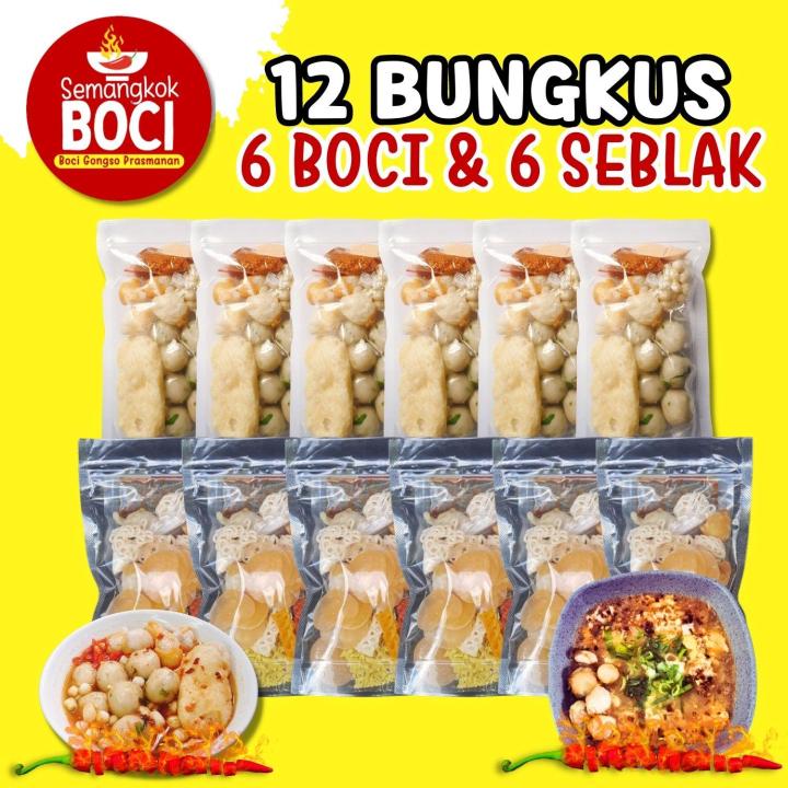 12 Bungkus Mix Baso Aci isi 6 pcs X Seblak Instan isi 6 pcs