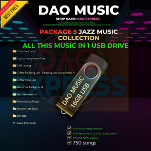 JAZZ SONGS | MP3 320kbps Quality | USB FLASH DRIVES | ARRANGED AND PACKED