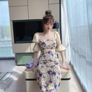 LEONNA - AMORA MIDI DRESS RAYON SIFON WANITA KOREAN STYLE