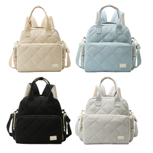 กระเป๋าถือกระเป๋าคุณแม่เป้น้ำหนักเบาถุงผ้าอ้อมผู้หญิงหลายช่องความจุมากกระเป๋าสะพายไหล่กันน้ำ