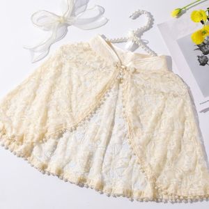 ALLLUCK Phụ nữ Quấn cô dâu Phụ kiện đám cưới Áo choàng mềm Áo choàng dạ hội buổi tối Khăn choàng cô dâu đám cưới Khăn choàng cô dâu Áo choàng cưới