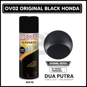 Cat Semprot Sapporo Ultimate 400ml OV02 Original Black Honda