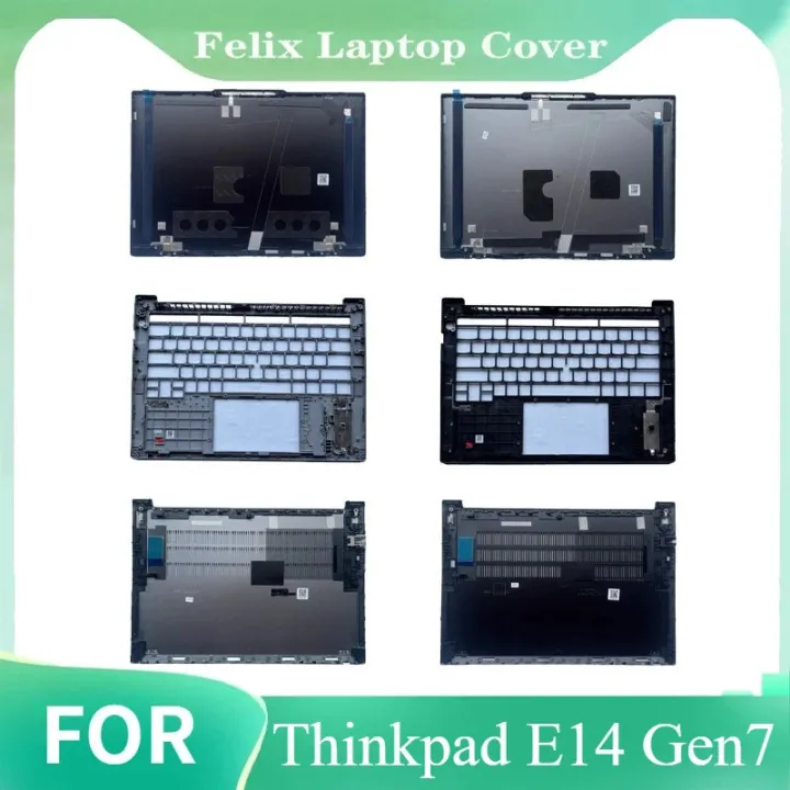 (HD1)New Laptop Shell For Thinkpad E14 Gen7 Laptops LCD Top Case/Bezel Cover/Palmrest Upper Case/Bottom Base Cover