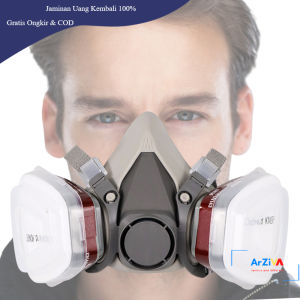 TaffGUARD Masker Gas Half Mask Respirator KN95 - 6200