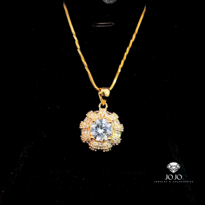 M1660 Mặt và Dây chuyền nữ đính đá CZ lấp lánh JOJO