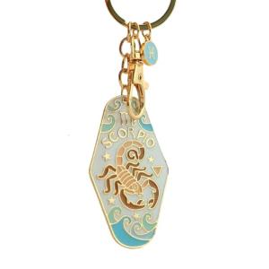 พวงกุญแจอัลลอยรูปสัตว์12คาราบิเนอร์แบบแขวนกระเป๋าเคลือบเงาสำหรับของขวัญโลหะวันเกิดตกแต่งกระเป๋าจีน