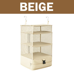 AKIRO HOME MALAYSIA Suitcase Travel Bag Organizer 4 Layer Hanging Clothes Storage Bag Wardrobe Organizer Beg Clothes Storage Foldable Compact Beg Penyimpan Pakaian 行李箱收纳袋