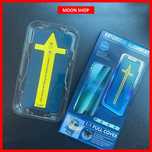 Kính cường lực tự dán Blue Arrow viền đen siêu mỏng tĩnh điện chống bám bụi khi dán cho iPhone14 Pro Max 13 Pro Max 13 12 Pro Max 12 11 Pro Max 11 X 8plus 7plus