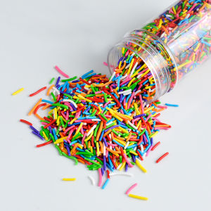 Edible Matte Color Rice Cake Decor Topping | Gula Hiasan Kek Chocolate Urai | Donut Colorful Jimmies Sprinkles Sugar 彩针