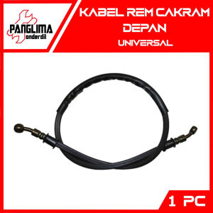 Kabel Rem Cakram Depan 60 90 95 100 130 135 180 200 215 Cm 60cm 90cm 95cm 100cm 130 cm 135 cm 180 cm 200 cm 215 cm Universal Untuk Semua Jenis Motor Selang Slang Hitam Vario 110 125 150 160 LED Beat FI Pop Street Sporty eSP Deluxe Mio Lama Old S Z M3 GT