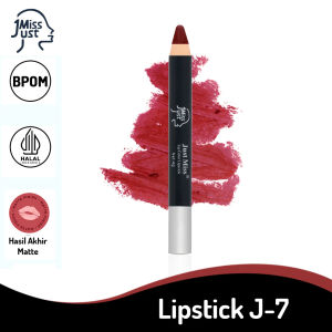 Just Miss Lipstik Matte Halal BPOM 4G Lipstik Pigmented Perona Bibir Lip Color Colour JUS-H02 -𝗝𝗨𝗡𝗞𝗜𝗘 𝗠𝗔𝗞𝗘𝗨𝗣