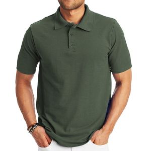 Mens Microfiber Polo Shirt – Korean Style Sports Shirt with Collared Design Lightweight and Breathable for Casual Wear and Active Lifestyles