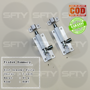 Kunci Slot Grendel Tanam Jendela Pintu Alumunium Ready Custom
