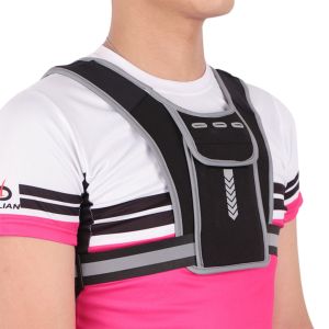 Reflective Running Backpack Universal Lightweight Sport Running Vest Mobile Phone Cards Bag For Jogging Fitness Male Female
