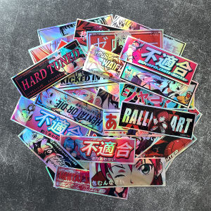 32 miếng dán xe ô tô Anime JDM thân xe máy đề can ngộ nghĩnh trang trí phụ kiện xe máy xe đạp miếng dán cho Honda chống nước YAMAHA KTM Suzuki