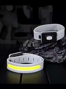 Night Running Armband LED Light Outdoor Sport USB Rechargeable Flashing Light Safe Belt Arm Leg Warning Wristband Cycling Light