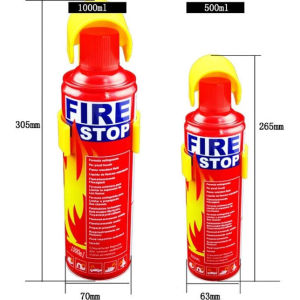 SG Local Portable Fire Extinguisher 500ml 1000ml Mini Foam Fire Stop for Home Car Outdoor Kitchen Emergency
