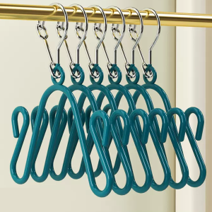 Bộ 3 Móc treo phơi giày chất liệu thép không gỉ có khóa chống gió chống trượt chắc chắn