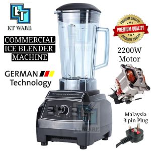 KT WARE 2L Heavy Duty Commercial Ice Blender Mixer Juicer Smoothie Electric 2200W - Black w1