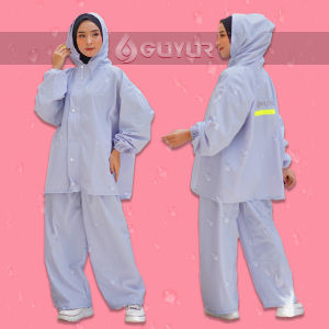 jas hujan setelan baju celana