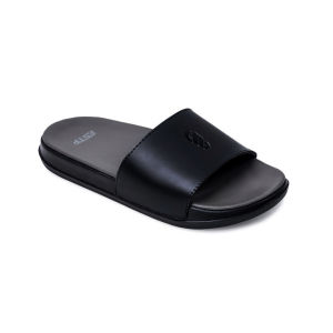 Sandal Pria Slide Footstep Footwear - Symbol V2 Black White