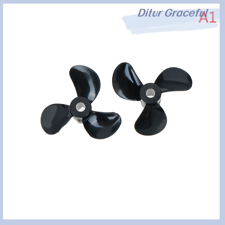 Ditur 1 pairs Rc boat blades paddle 3 blades nylon boat propeller ...