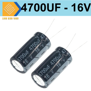 Tụ 4700uf 16V tụ hóa 4700uf16V