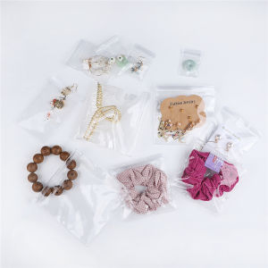50ชิ้น/ถุง Clear PVC Resealable ถุงพลาสติกซิปสารต้านอนุมูลอิสระเครื่องประดับหัตถกรรมของที่ระลึกกระเป๋าหนานุ่ม