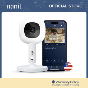 nanit Baby Monitor Pro Smart WiFi Camera & Flex Stand Portable Monitor for Breath Tracking Night Vision 2-Way Talk Back Smart Alerts and Tracking Temperature & Humidity Soothing Baby to Sleep