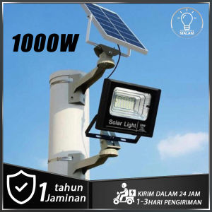 1000W NEW LAMPU SOROT SOLAR CELL LED TENAGA SURYA LAMPU TENAGA MATAHARI LAMPU SOROT 1000W Outdoor